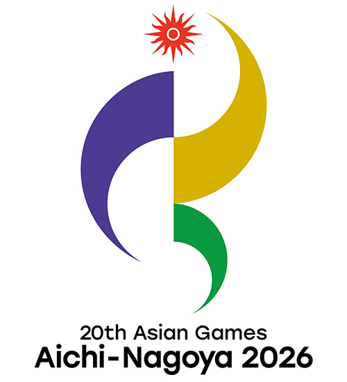 大会エンブレム 大会スローガン 大会について th Asian Games Aichi Nagoya 26 公益財団法人愛知 名古屋アジア競技大会組織委員会